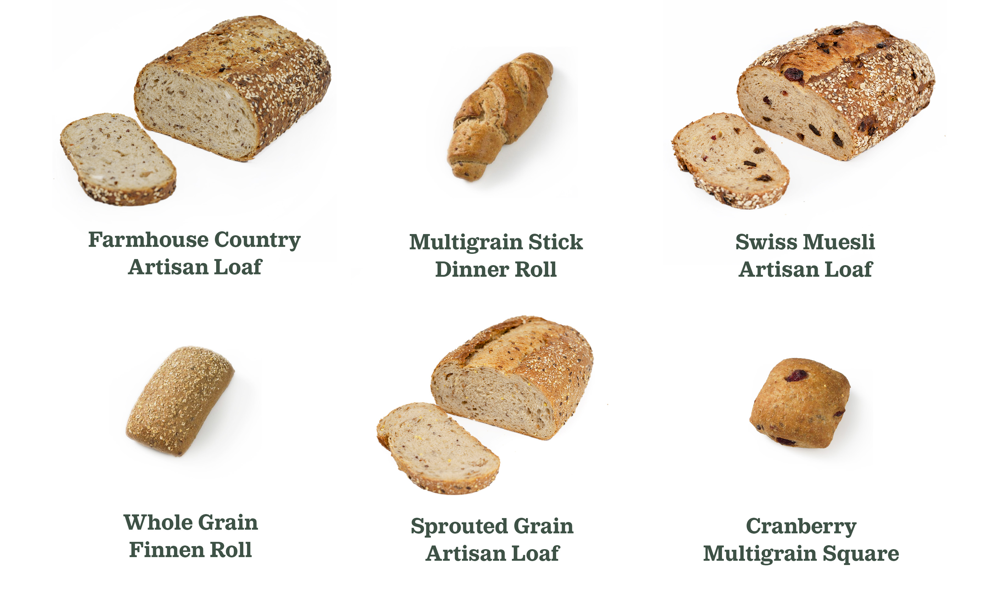 Whole Grain Euro-Bake Breads